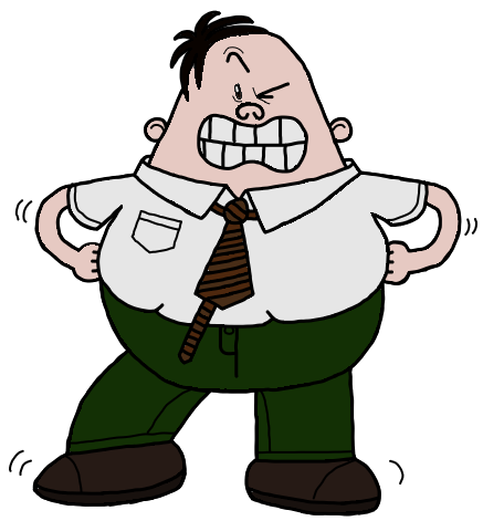 CU as Mr. Krupp Pretending to be Mad by ItzthePrius on DeviantArt