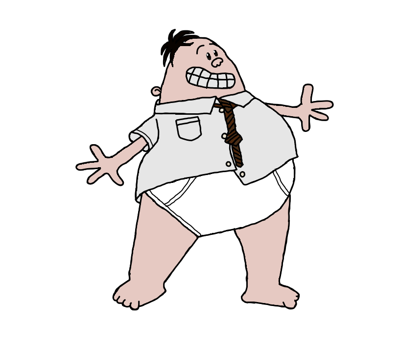 Captain Underpants as Mr. Krupp With No Pants by ItzthePrius on DeviantArt