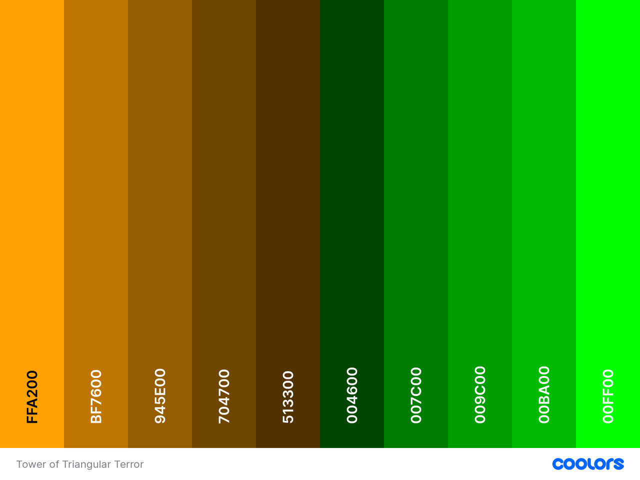 Tower of Triangular Terror Color Palette by ItzthePrius on DeviantArt