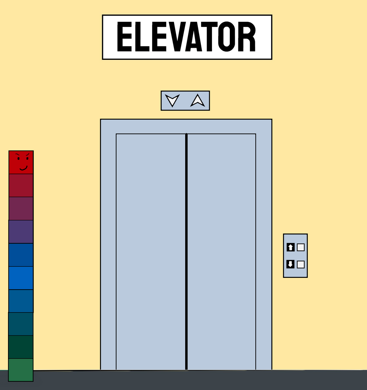 Elevator Travelling is Going to the Elevator by ItzthePrius on DeviantArt