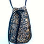 Black and Gold Egyptian Style Medicine Pouch