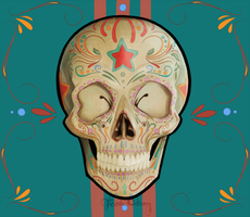 Meesee153 Commission - Sugar Skull