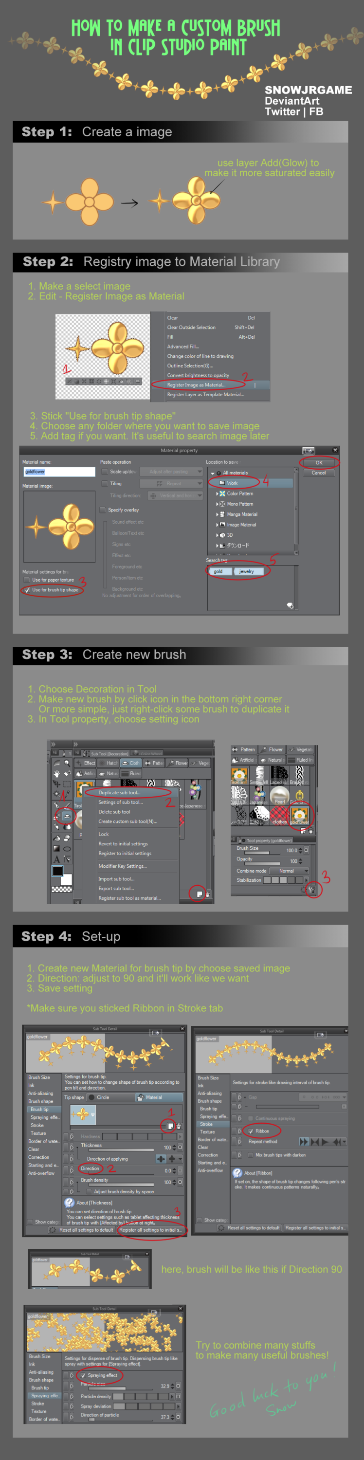 [Tutorial] - Making a custom brush in CSP