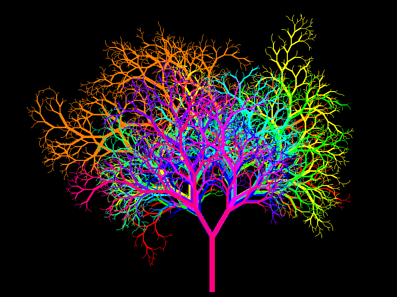 Leafless Colour Wheel Tree II