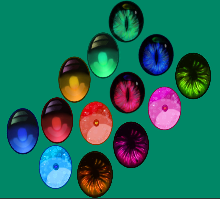 MMD unique eye textures DL by Samurairobbi on DeviantArt
