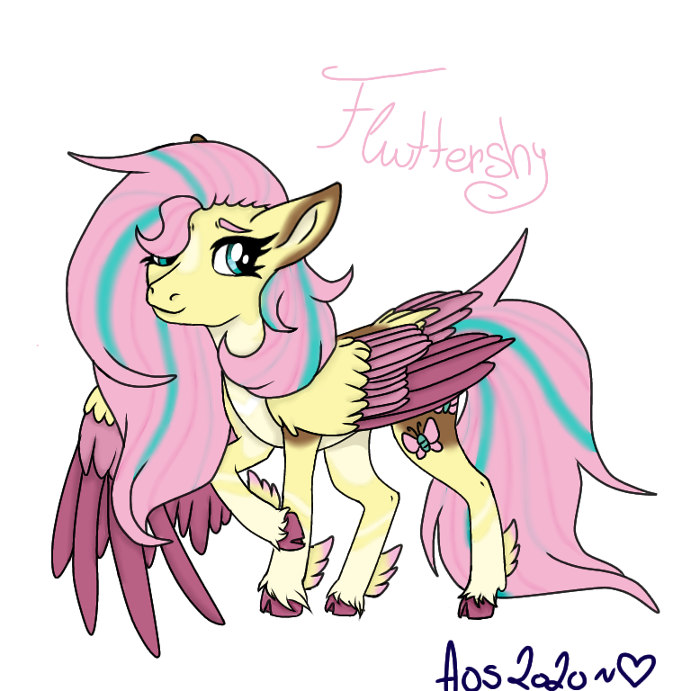 Flutterdaisy Fluttershy- My own design by CloudCookieWendy on DeviantArt