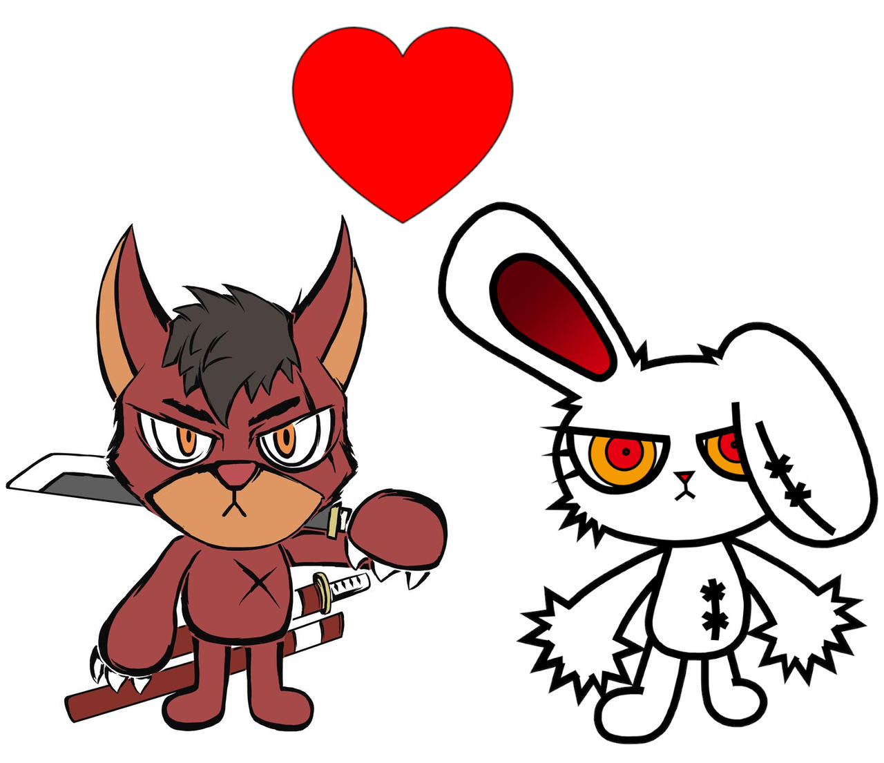 Blood Wolf X Bloody Bunny By Omnianimemanx On Deviantart Blood Wolf X Bloody Bunny By Omnianimemanx On Deviantart