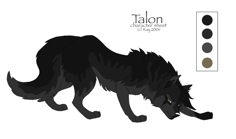 char sheet 28 - Talon