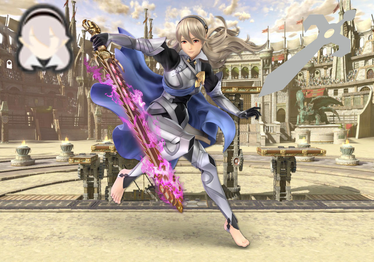62 Corrin SSBU Portraits: 62 Corrin (Female) by ChicoFNAF on DeviantArt