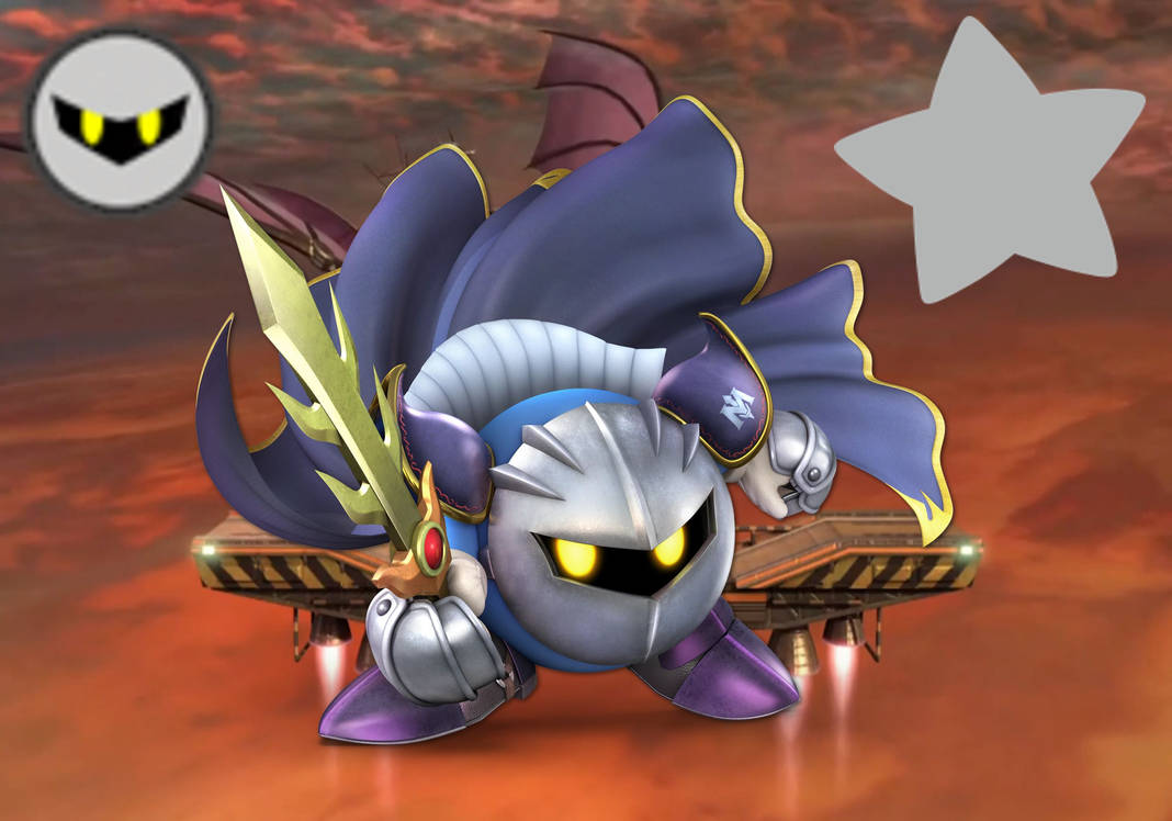 SSBU Portraits: 27 Meta Knight by ChicoFNAF on DeviantArt
