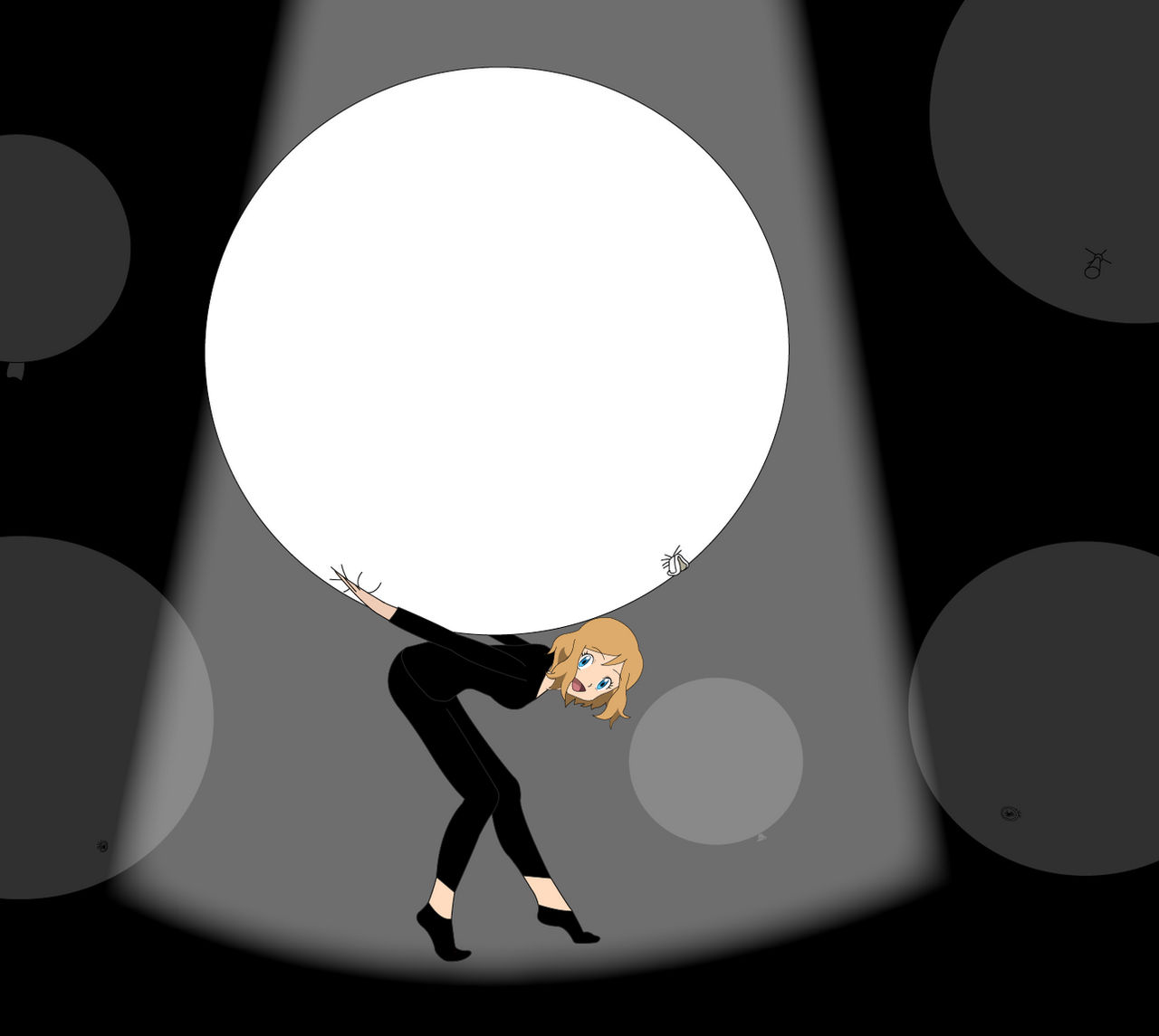 Serena Performing With Balloons by HAKDurbin on DeviantArt