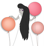 Bride with Balloons Octavia by HAKDurbin