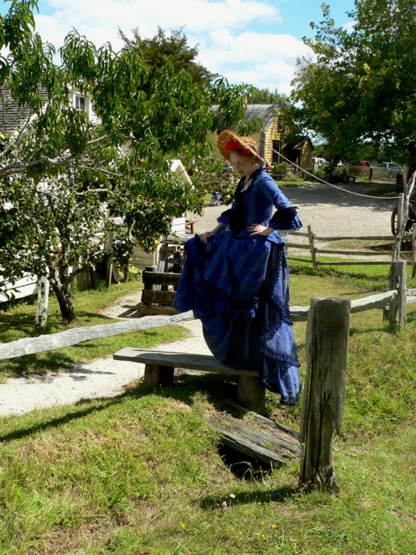 crossing the stile