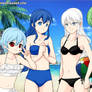 The Four Goddesses at the Beach