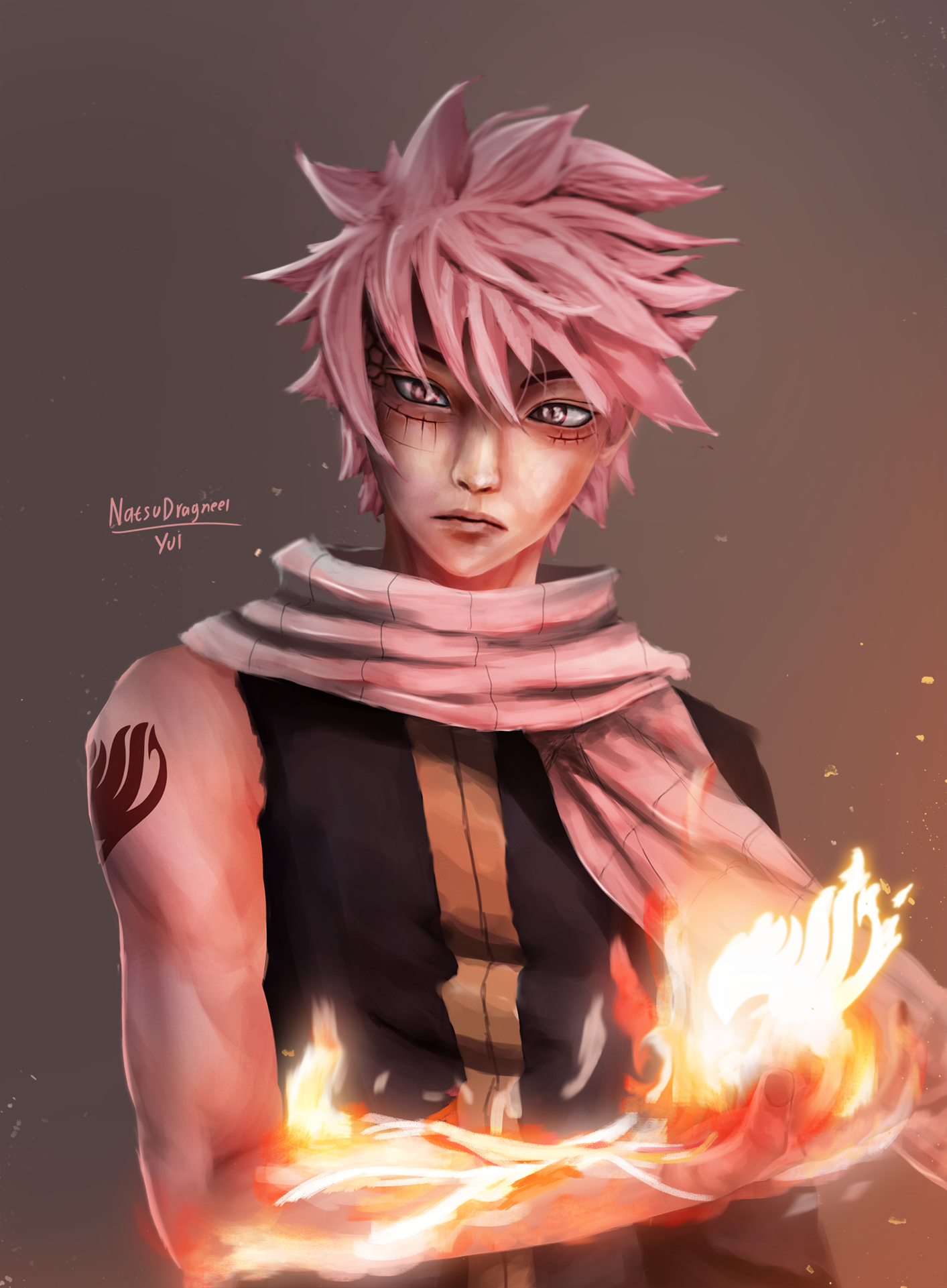 Natsu Dragneel (Son of the Fire Dragon Igneel)