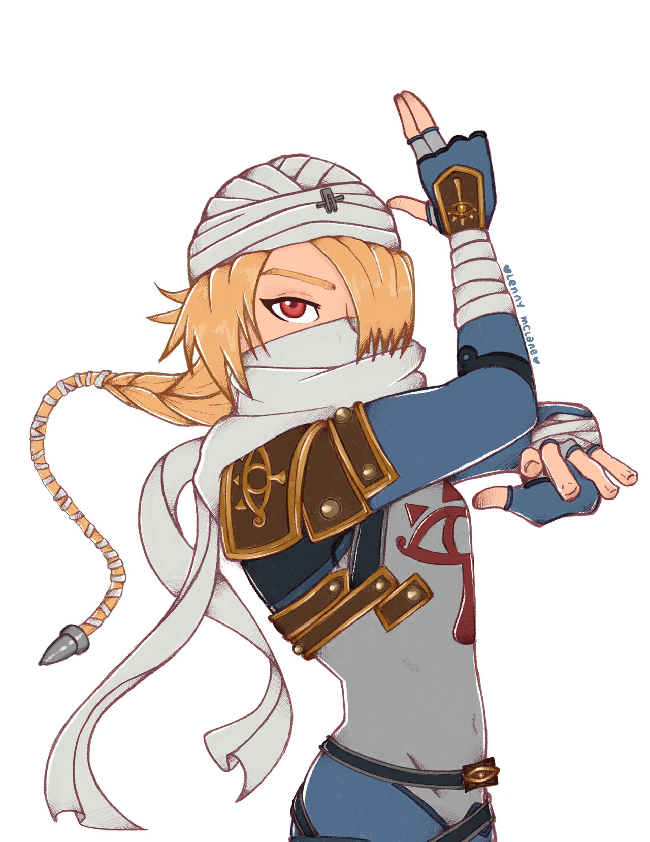 - COMMISSION - Sheik by Leneeh on DeviantArt