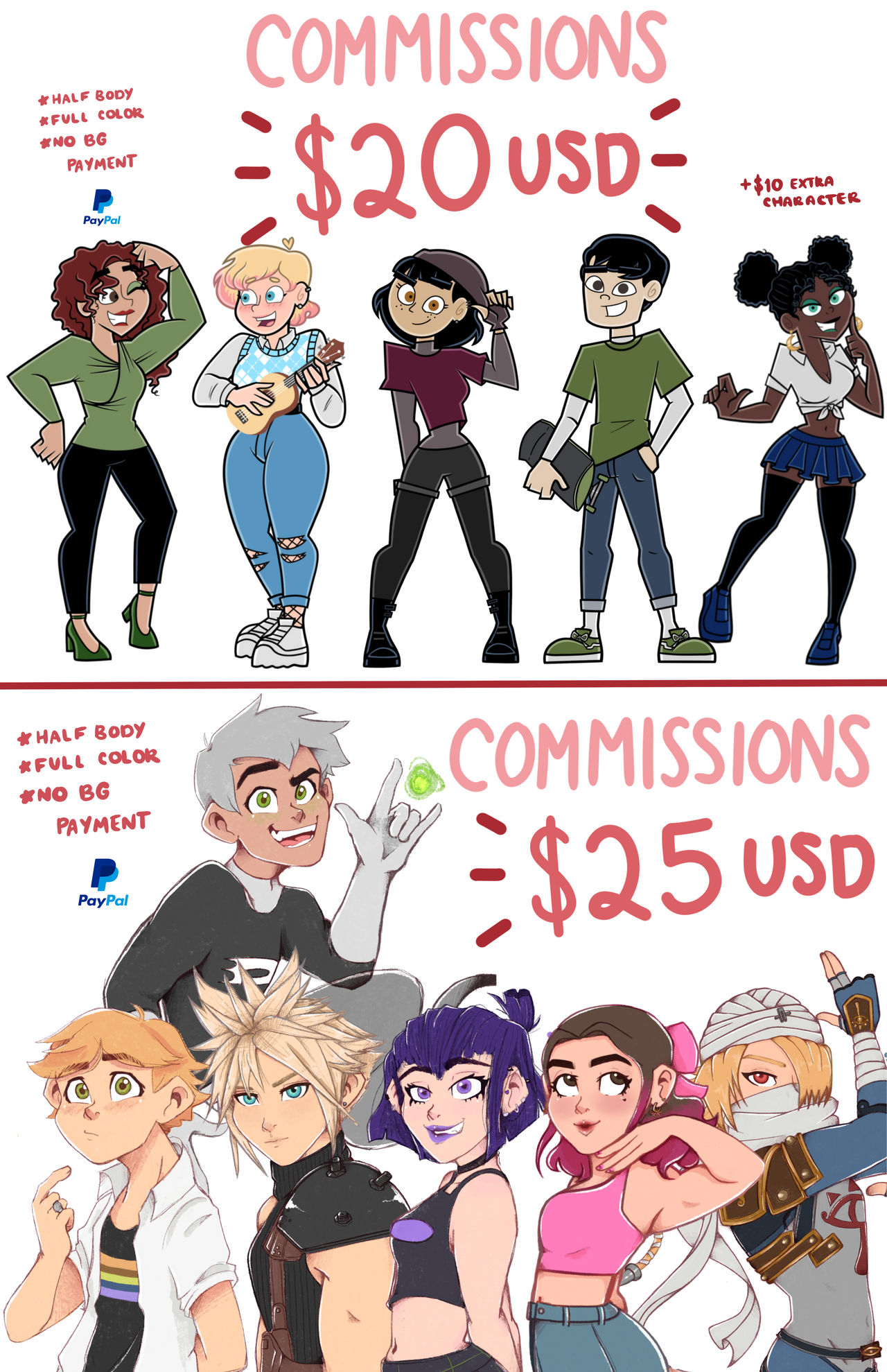 SPECIAL COMMISSIONS 2024 by Leneeh on DeviantArt