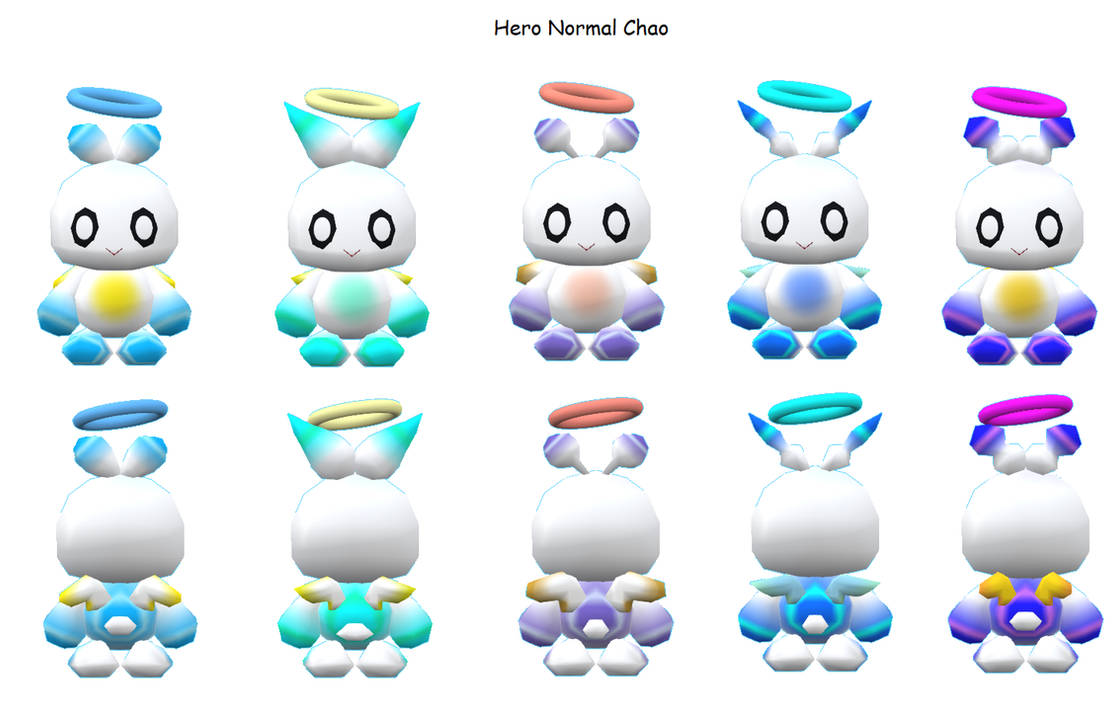 Hero Normal Chao by TannerxDelia on DeviantArt