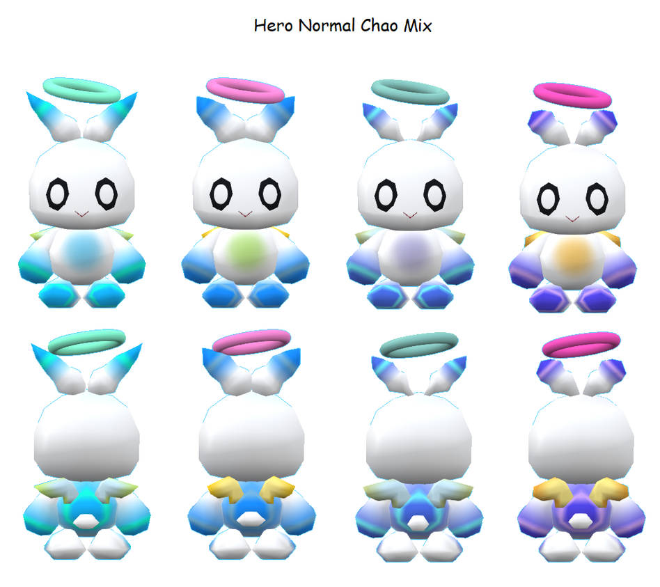 Hero Normal Chao Mixes by TannerxDelia on DeviantArt