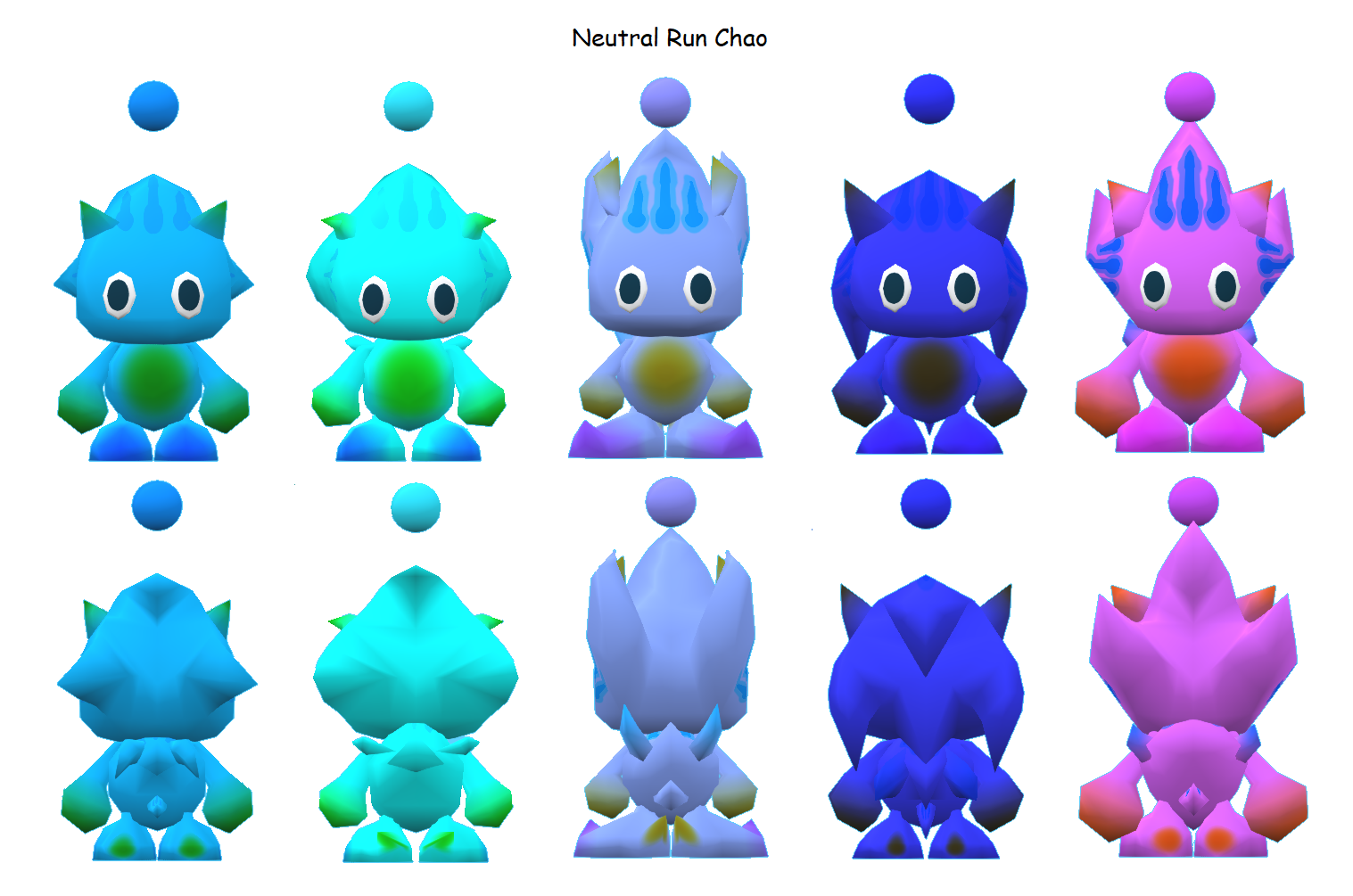 Neutral Run Chao by TannerxDelia on DeviantArt