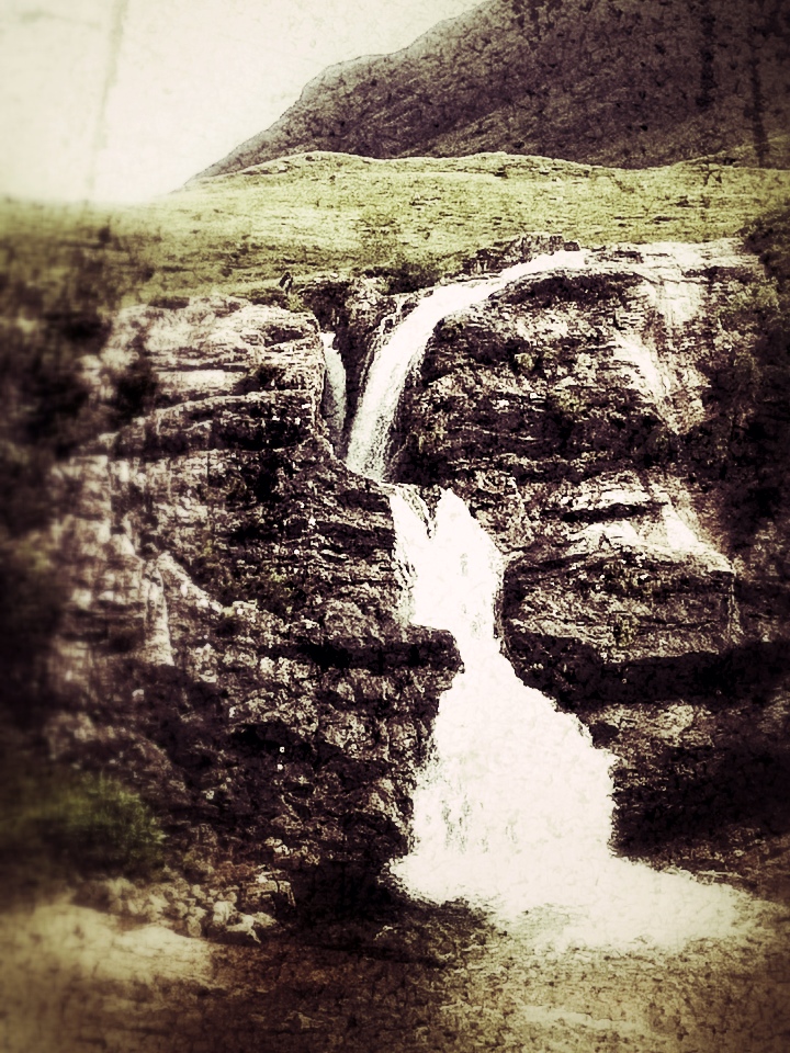 Antique Waterfall