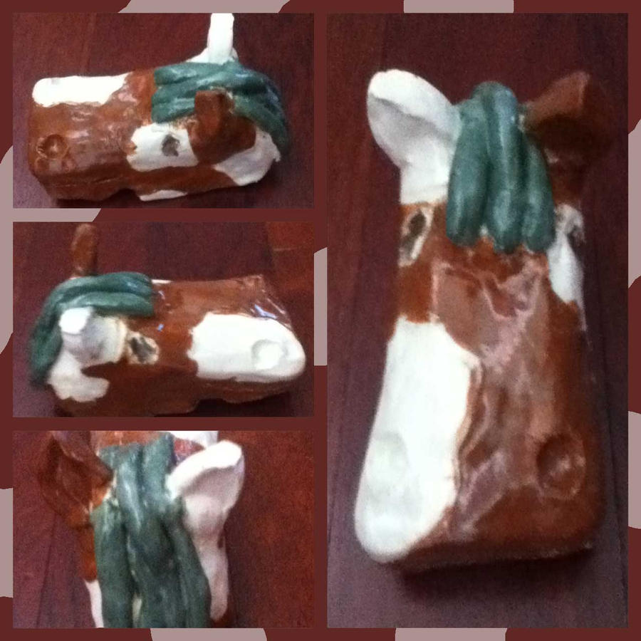 Clay Horse Head