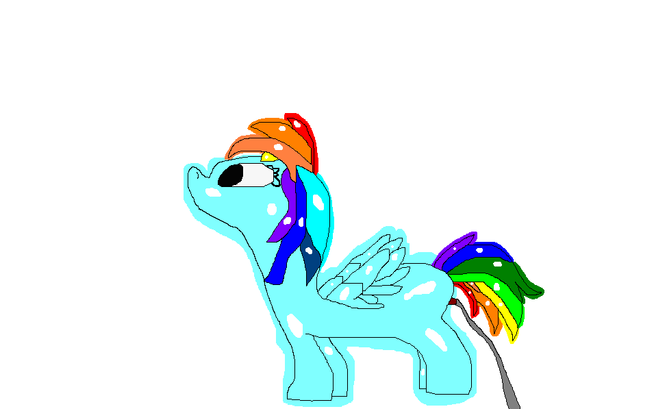 Rainbow bright Dash.