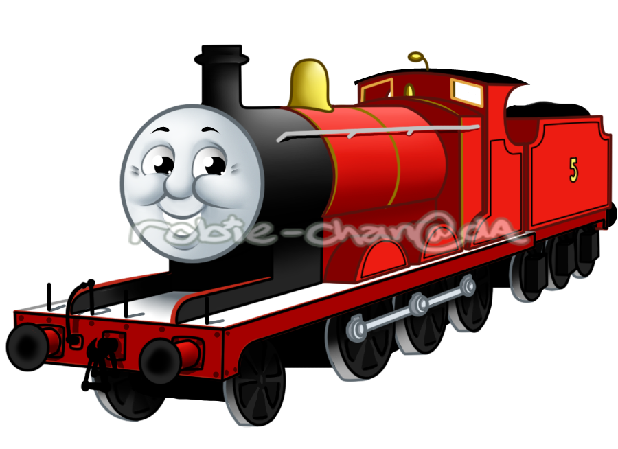 James the red engine by Robie-Chan on DeviantArt