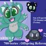 Reference Sheet : Experiment Offspring, Bardolf