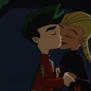 Jake and rose kiss