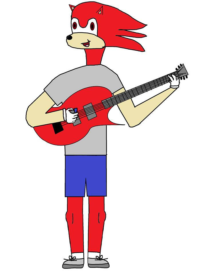 Jimmy the Hedgehog Playing Guitar by Jimmymc4u on DeviantArt