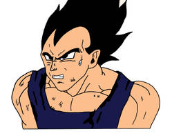 Vegeta getting Tired