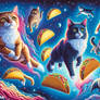 Cats in Space with Tacos and a CatTaco