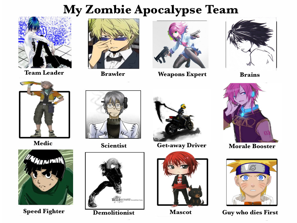 My Zombie Apocalypse Team