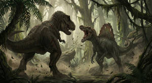 Tyrannosaurus Vs. Spinosaurus
