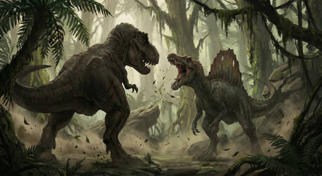 Tyrannosaurus Vs. Spinosaurus
