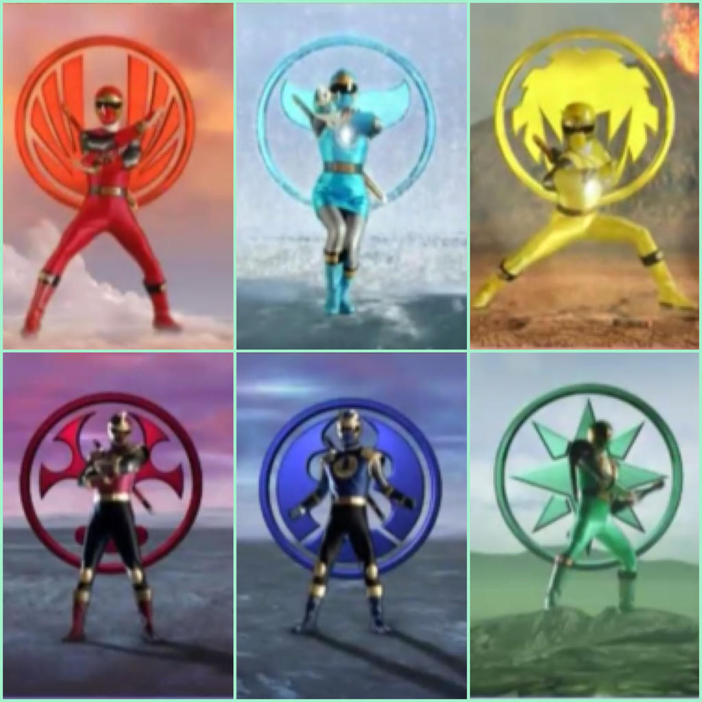 Power Rangers Ninja Storm: All Together by Araceli193 on DeviantArt
