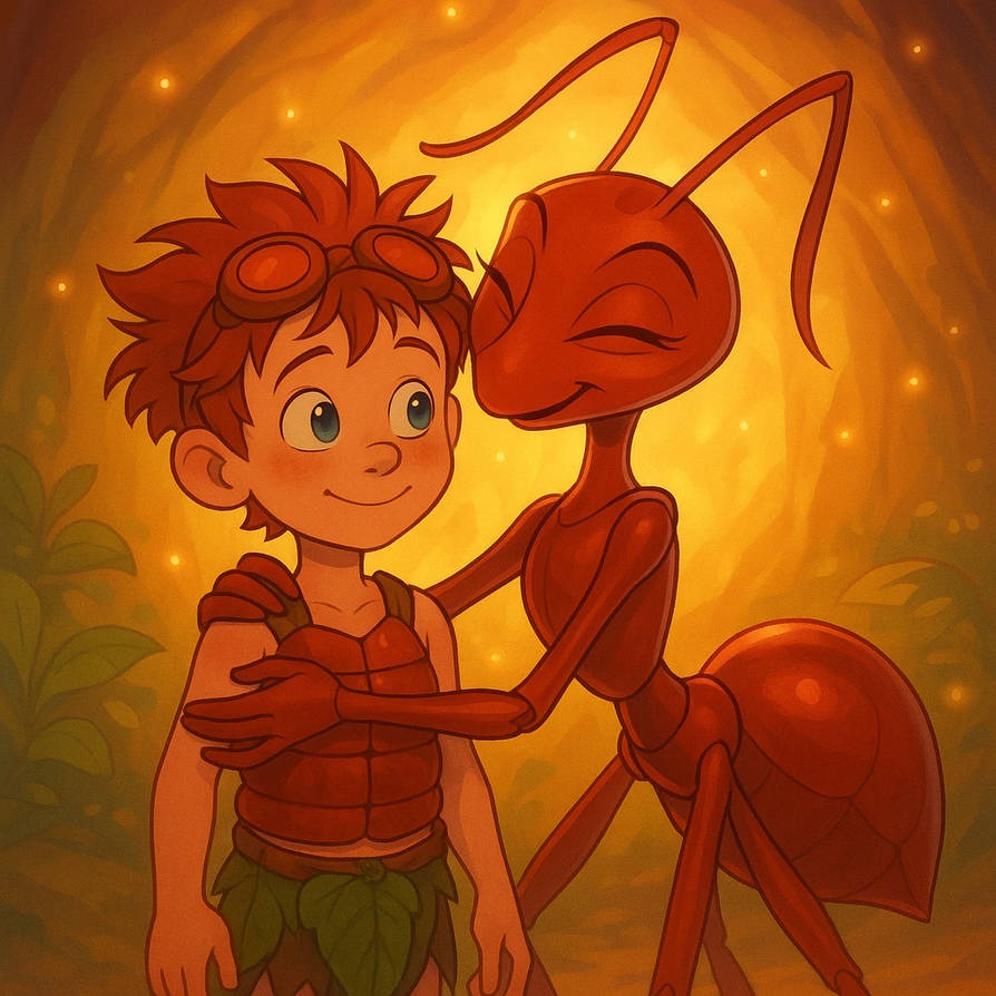The ANT BULLY Lucas And Hova Hug By Dan200129 On DeviantArt the-ant-bully-lucas-and-hova-hug-by-dan200129-on-deviantart