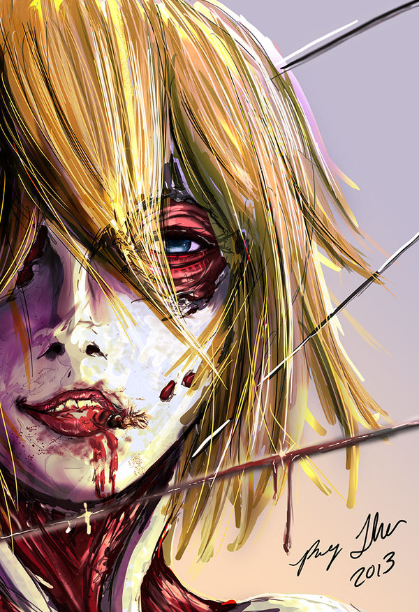 Attack on Titan: Female Titan by Bryan-Lobdell