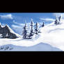 Snowy Mountains speed painting 1