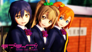 [MMD] Love Live School Idol Project Kawaiii!!!