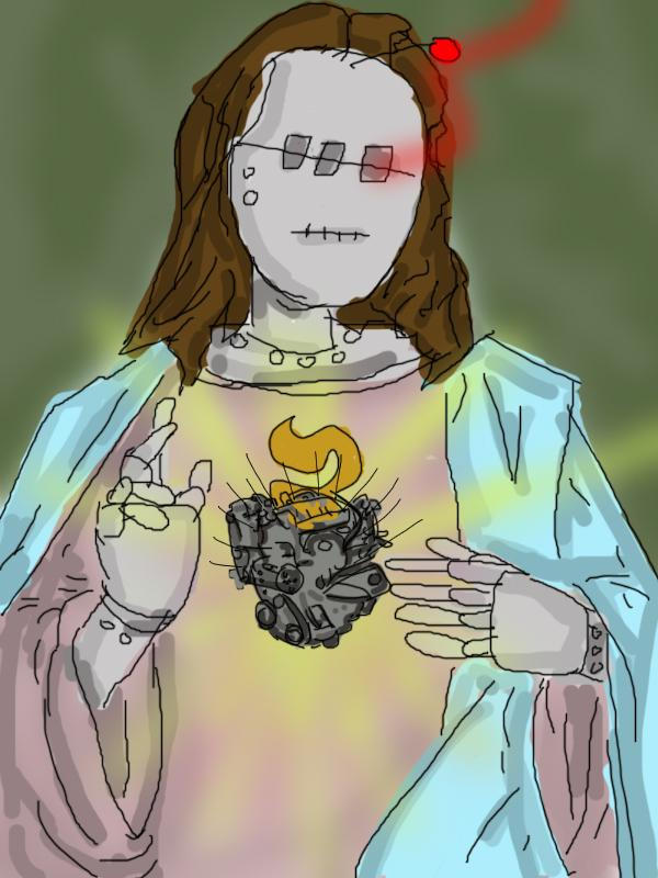 Mech Jesus Mechanical Jesus by RalfyRevolver on DeviantArt