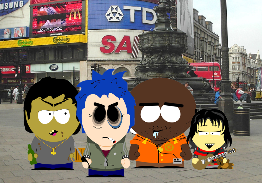 South Park-ish Gorillaz