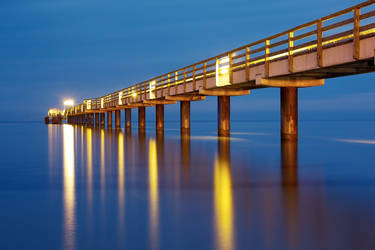 bridge at night