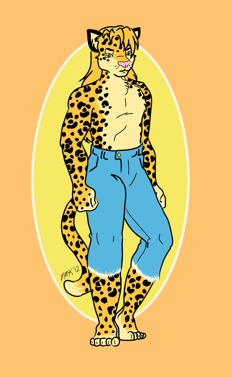 Alexander's Leopard Commisson, Flat Colors