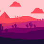 Desert Flat Vector Art