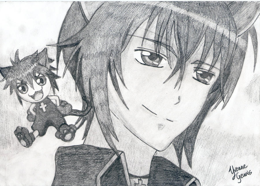 Tsukiyomi Ikuto and Yoru