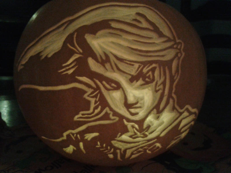 Pumpkin Carving - Link Twilight Princess