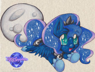 Chibi Princess Luna by KSapphire8989