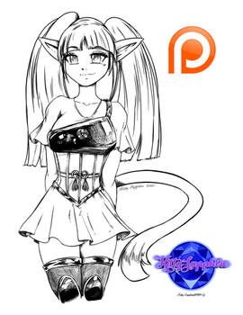 Preview: Kitty's Lineart Concept Art pt. 1